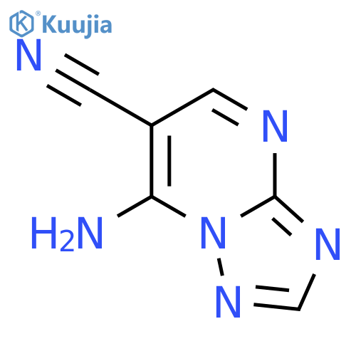 7-Amino1,2,4triazolo1,5-apyrimidine-6-carbonitrile structure
