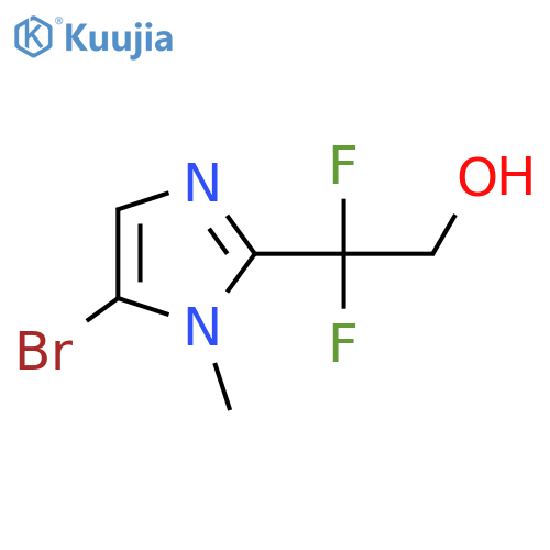 1H-Imidazole-2-ethanol, 5-bromo-β,β-difluoro-1-methyl- structure