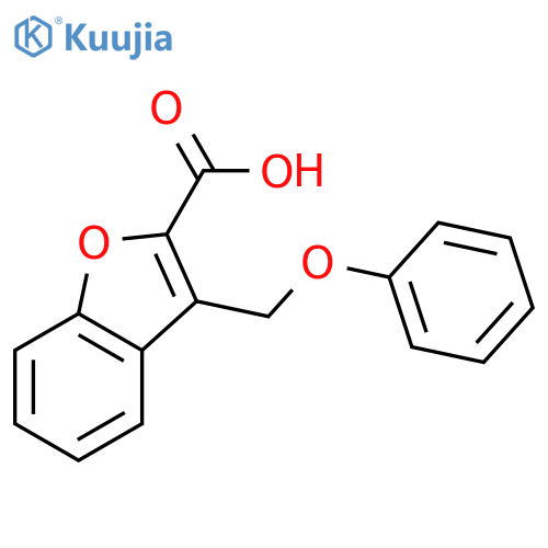 3-(Phenoxymethyl)-1-benzofuran-2-carboxylic Acid structure