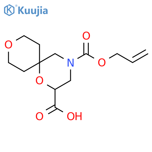 4-(2-Propen-1-yl) 1,9-dioxa-4-azaspiro[5.5]undecane-2,4-dicarboxylate structure