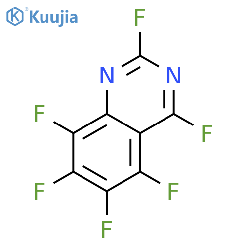 Quinazoline,2,4,5,6,7,8-hexafluoro- structure