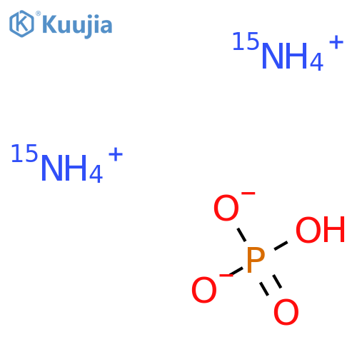 Ammonium hydrogen phosphate-15N (Technical Grade) structure