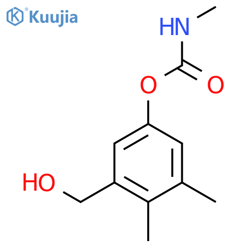 Benzenemethanol,2,3-dimethyl-5-[[(methylamino)carbonyl]oxy]- structure