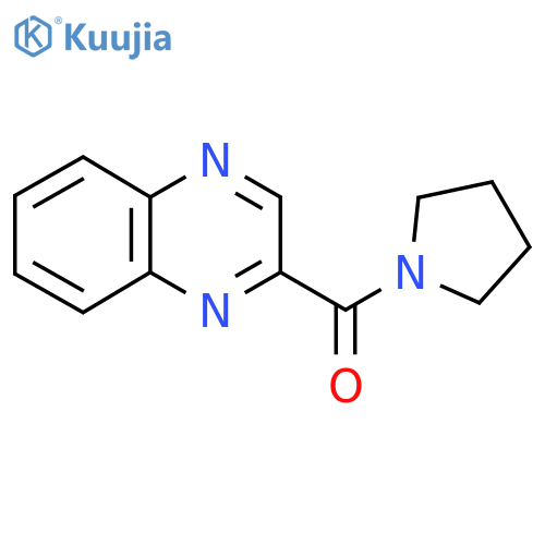 2-(pyrrolidine-1-carbonyl)quinoxaline structure