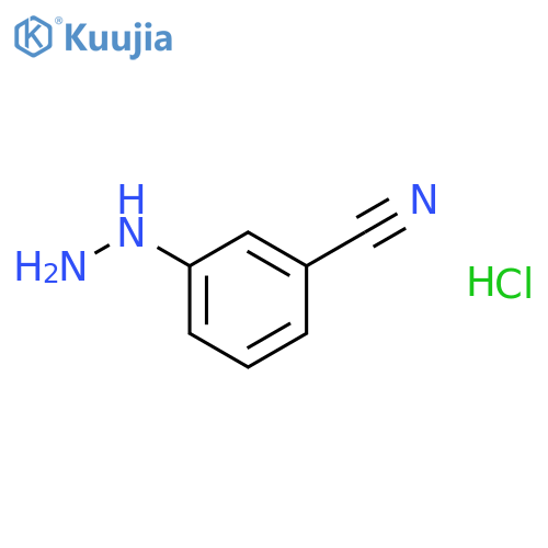 3-Cyanophenylhydrazine Hydrochloride (contains ~15% inorganics) structure