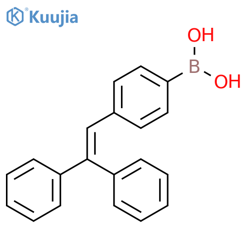 (4-(2,2-Diphenylvinyl)phenyl)boronic acid structure