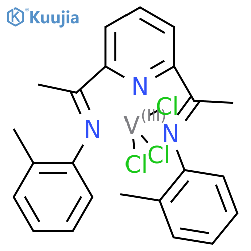 {2,6-Bis[1-(N-2-methylphenylimino)ethyl]pyridine}-vanadium(III)-trichloride structure