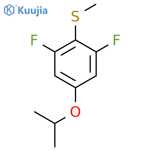 (2,6-Difluoro-4-isopropoxyphenyl)(methyl)sulfane structure