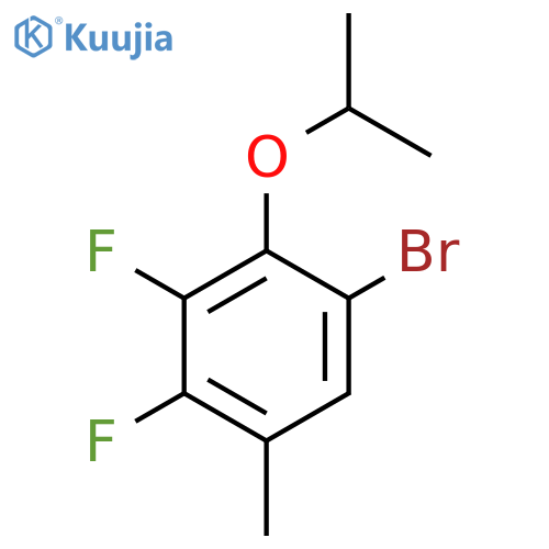 1-Bromo-3,4-difluoro-2-isopropoxy-5-methylbenZene structure