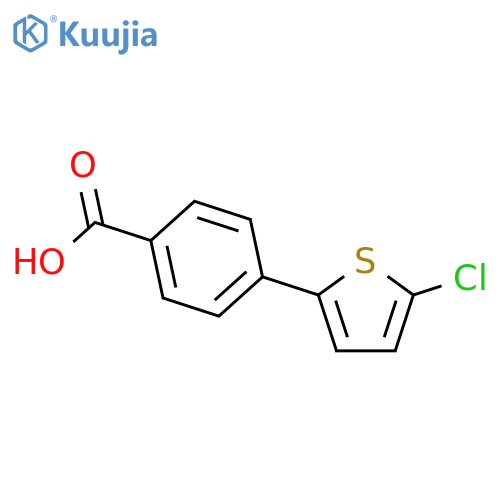 4-(5-Chlorothien-2-yl)benzoic acid structure