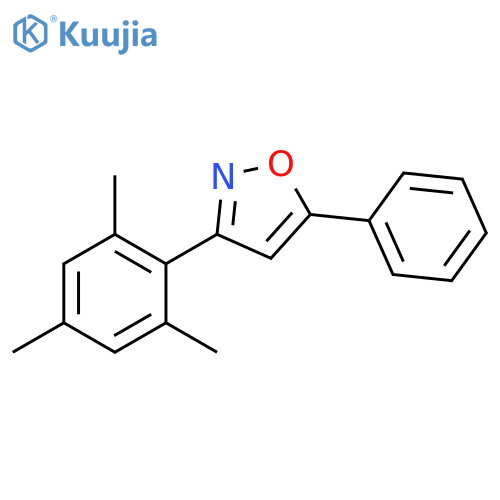 Isoxazole, 5-phenyl-3-(2,4,6-trimethylphenyl)- structure