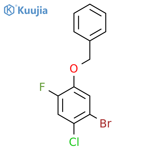 1-(BenZyloxy)-5-bromo-4-chloro-2-fluorobenZene structure