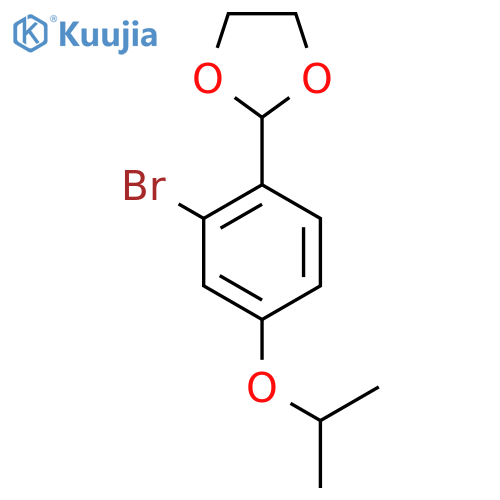 2-(2-Bromo-4-isopropoxyphenyl)-1,3-dioxolane structure