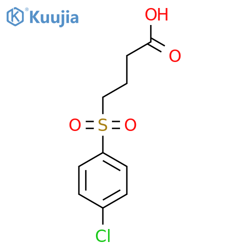 4-(4-Chlorobenzenesulfonyl)butanoic acid structure