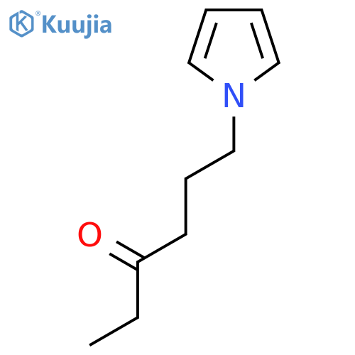 3-HEXANONE, 6-(1H-PYRROL-1-YL)- structure