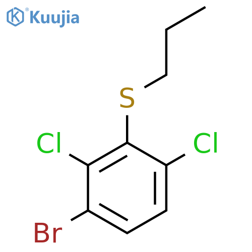 (3-Bromo-2,6-dichlorophenyl)(propyl)sulfane structure