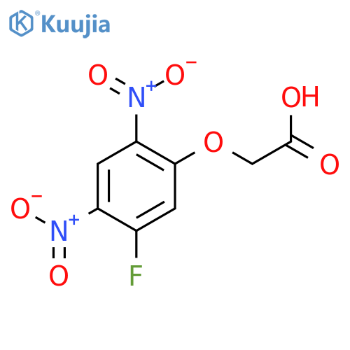Acetic acid,2-(5-fluoro-2,4-dinitrophenoxy)- structure