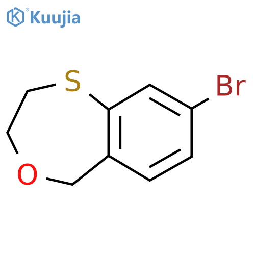 8-Bromo-3,5-dihydro-2H-4,1-benzoxathiepine structure