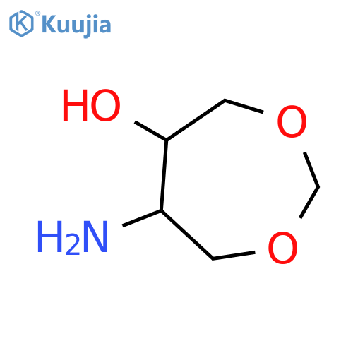 6-AMINO-1,3-DIOXEPAN-5-OL structure