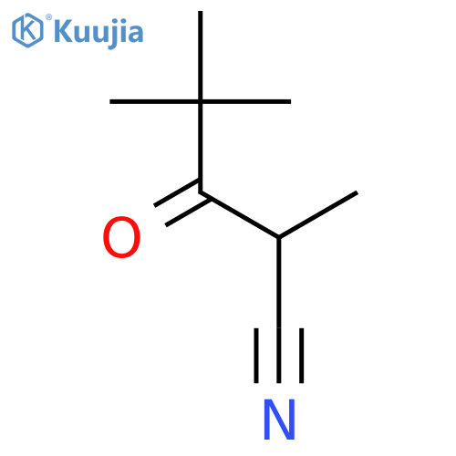 2,4,4-trimethyl-3-oxopentanenitrile structure