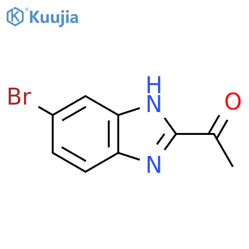 1-(6-Bromo-1H-benzo[d]imidazol-2-yl)ethanone structure