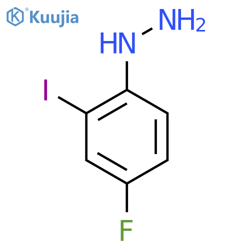 4-Fluoro-2-iodophenylhydrazine structure