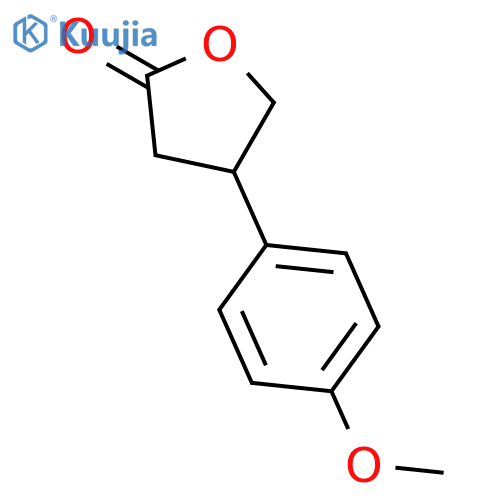 4-(4-methoxyphenyl)oxolan-2-one structure