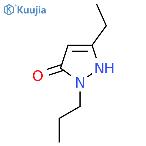 5-Ethyl-2-propyl-pyrazol-3-OL structure