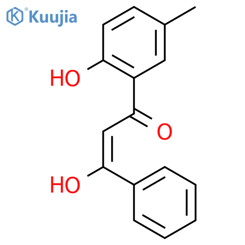 1-(2-Hydroxy-5-methylphenyl)-3-phenylpropane-1,3-dione structure