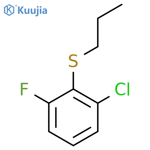 (2-Chloro-6-fluorophenyl)(propyl)sulfane structure