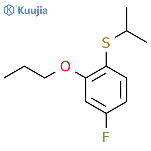 (4-Fluoro-2-propoxyphenyl)(isopropyl)sulfane structure