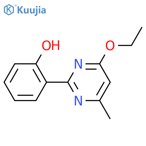 2-(4-Ethoxy-6-methyl-2-pyrimidinyl)phenol structure
