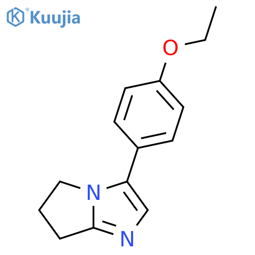 3-(4-ethoxyphenyl)-6,7-dihydro-5H-pyrrolo[1,2-a]imidazole structure