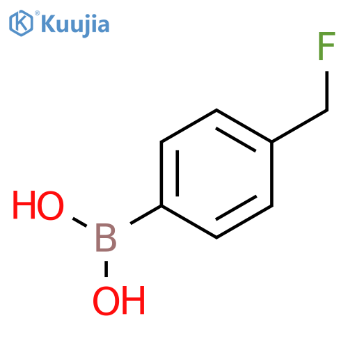 4-(fluoromethyl)phenylboronic acid structure