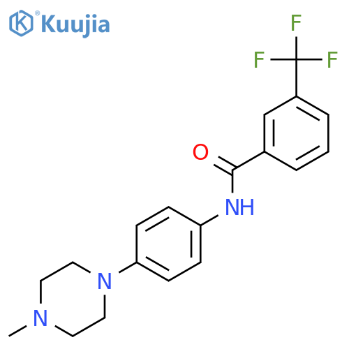 N-[4-(4-Methylpiperazin-1-yl)phenyl]-3-(trifluoromethyl)benzamide structure