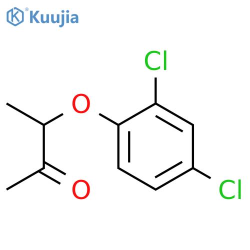 3-(2,4-Dichlorophenoxy)-2-butanone structure