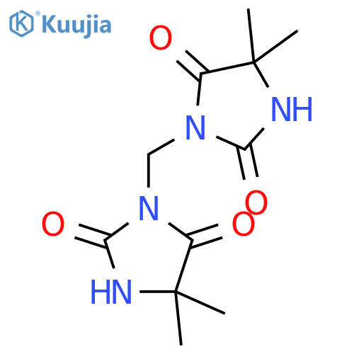 2,4-Imidazolidinedione,3,3'-methylenebis[5,5-dimethyl- structure