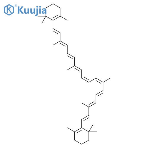 cis-b,b-Carotene structure