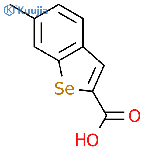 Benzo[b]selenophene-2-carboxylic acid, 6-methyl- structure