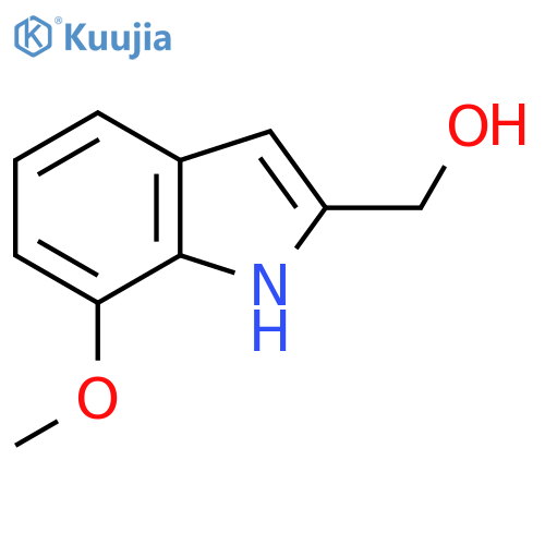 (7-Methoxy-1H-indol-2-yl)methanol structure