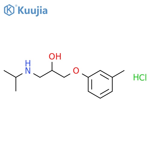2-Hydroxy-3-(3-methylphenoxy)propyl(propan-2-yl)amine Hydrochloride structure