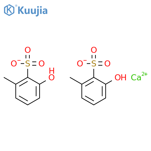 Benzenesulfonic acid,hydroxymethyl-, calcium salt (2:1) structure