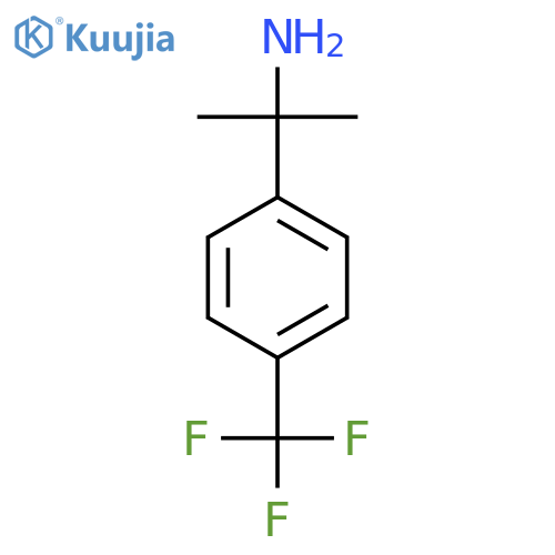 2-[4-(trifluoromethyl)phenyl]propan-2-amine structure