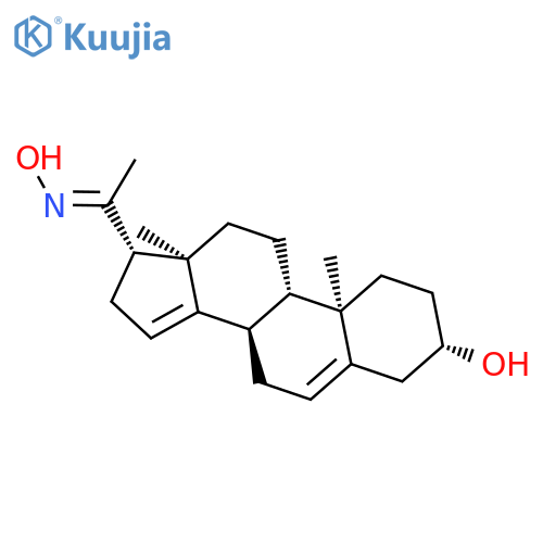 Pregna-5,14-dien-20-one, 3-hydroxy-, oxime, (3b)- structure