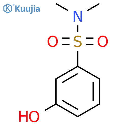 3-Hydroxy-N,N-dimethylbenzene-1-sulfonamide structure