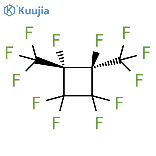 Cyclobutane, 1,1,2,2,3,4-hexafluoro-3,4-bis(trifluoromethyl)-, (3R,4R)-rel- structure