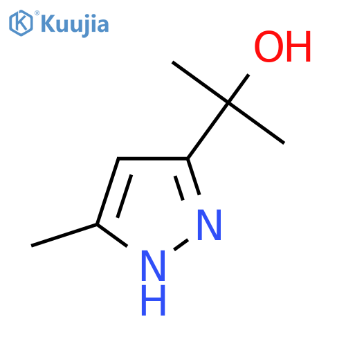 2-(5-methyl-1H-pyrazol-3-yl)propan-2-ol structure