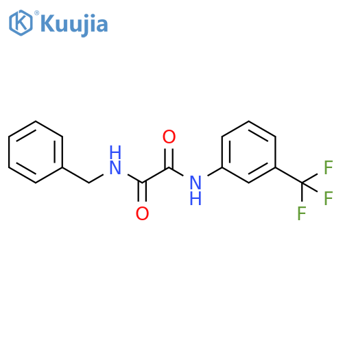 N'-Benzyl-N-[3-(trifluoromethyl)phenyl]ethanediamide structure