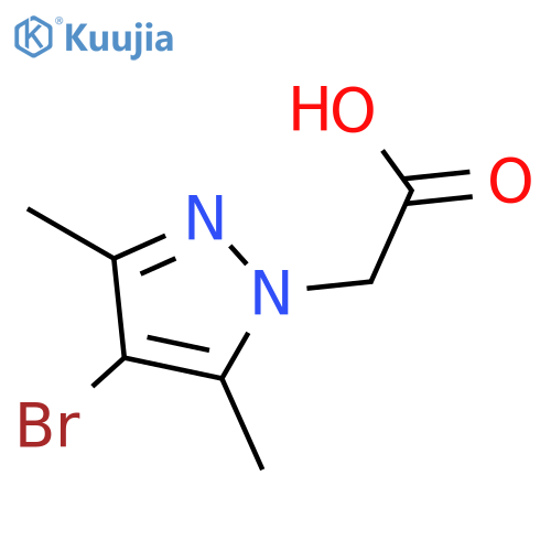 (4-Bromo-3,5-dimethyl-1h-pyrazol-1-yl)acetic Acid structure