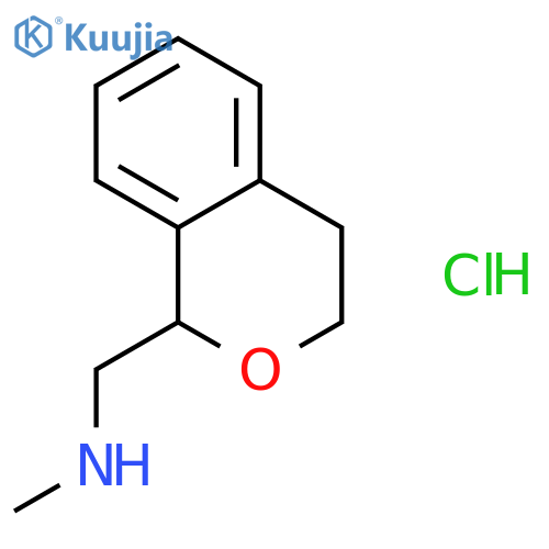 (3,4-dihydro-1H-2-benzopyran-1-yl)methyl(methyl)amine hydrochloride structure
